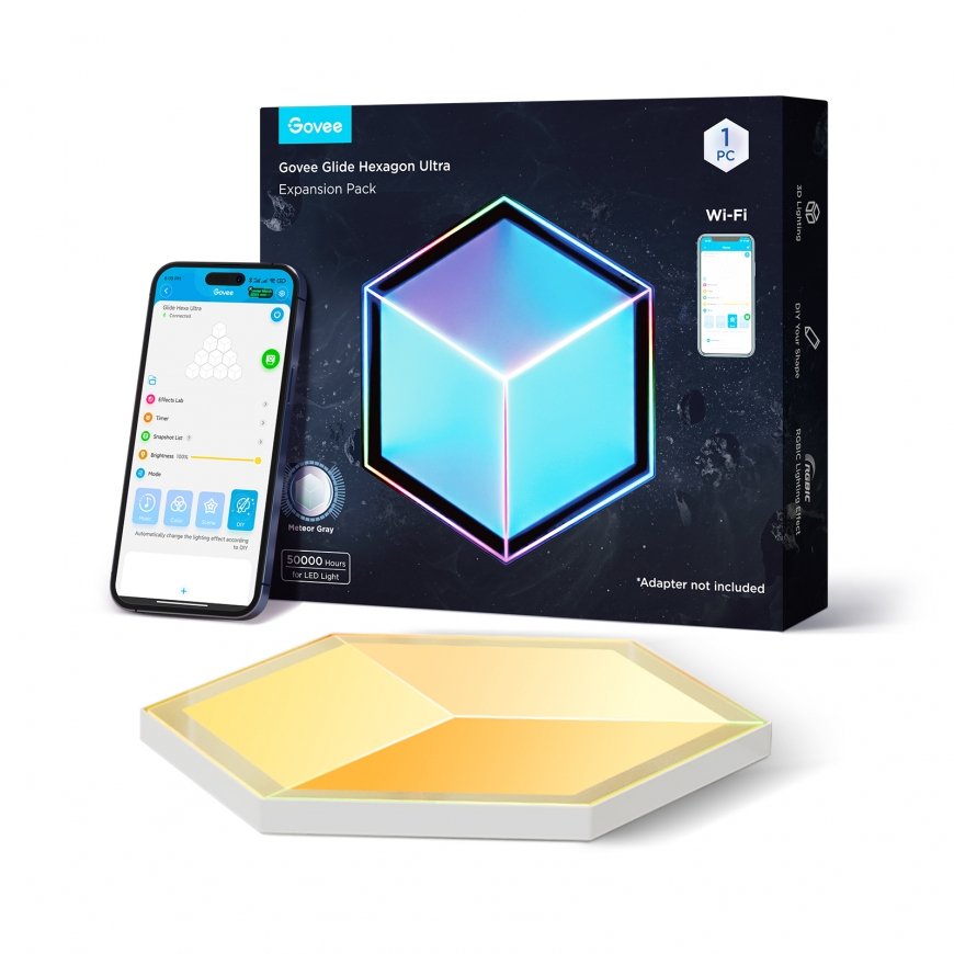 Govee Glide Hexagon Light Panels Ultra Expansion Pack 1pc