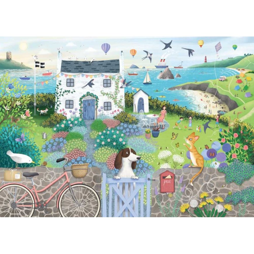 Puzzle Ravensburger cottage on the coast – 2