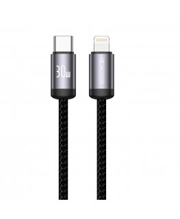 Jellico B27 Kootud Puuvill iPhone & iPad USB-C to Lightning Andm