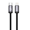 Jellico B27 Тканевый плетенный кабель USB-C на Lightning для iPh Jellico B27 Тканевый плетенный кабель USB-C на Lightning для iPh
