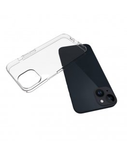 Apple iPhone 15 Clear Silicone Case 1.5mm TPU Transparent