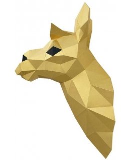 Beldizart WIZARDI 3D Paper Craft Models Lama (Gold) PP-1LAM-GLD
