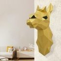 Beldizart WIZARDI 3D Paper Craft Models Lama (Gold) PP-1LAM-GLD Beldizart WIZARDI 3D Paper Craft Models Lama (Gold) PP-1LAM-GLD