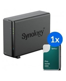 Synology DS124 +1x HAT3310-12T (1x 12TB)
