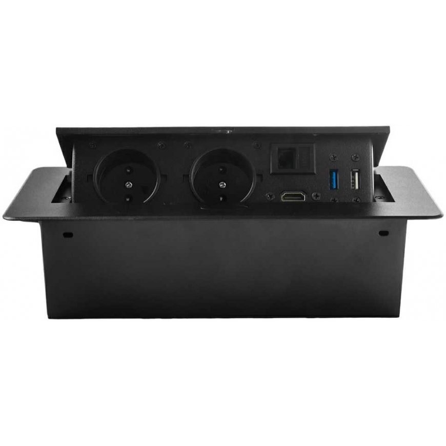 Spacetronik SPS-D26B V2 openable tabletop socket – 3
