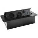 Spacetronik SPS-D26B V2 openable tabletop socket Spacetronik SPS-D26B V2 openable tabletop socket