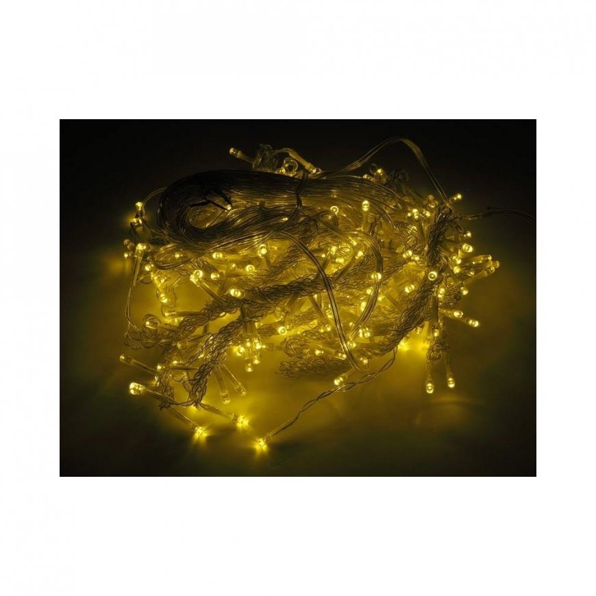 LTC MOON light curtain 240 LED, 2x3 m, 8 functions, 230 V, remote control, warm white light – 3
