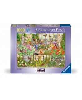 Ravensburger puzzle 1000 pieces A cafe in the middle of nature