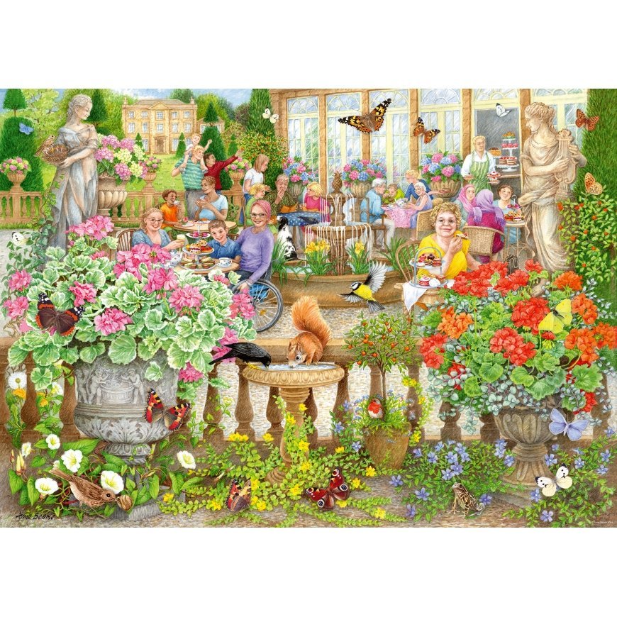 Ravensburger puzzle 1000 pieces A cafe in the middle of nature – 2