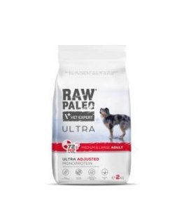 RAW PALEO Ultra Medium&Large Adult Turkey - koera kuivtoit - 2 kg