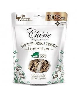 CHERIE Freeze-dried beef liver pieces - cat treats - 30g