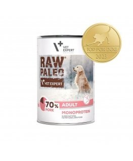 RAW PALEO Adult Monoprotein Pork - märg koeratoit - 400 g