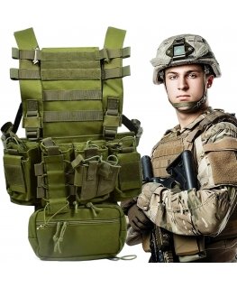 EXTRALINK MILITARY KAMIZELKA TAKTYCZNA WOJSKOWA OCHRONNA MOLLE AIRSOFT ASG MIL-1122