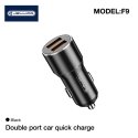 Jellico F9 36W Compact Car DC 12-24V Dual 18W USB Socket 3.1A Ad