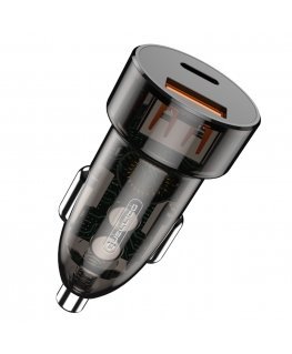 Jellico F12 48W Transparent Dual Port Car Fast Adaptive Charger