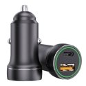 Jellico F4 38W Aluminum Dual Port Car Fast Adaptive Charger USB Jellico F4 38W Aluminum Dual Port Car Fast Adaptive Charger USB