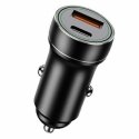 Jellico F4 38W Aluminum Dual Port Car Fast Adaptive Charger USB Jellico F4 38W Aluminum Dual Port Car Fast Adaptive Charger USB