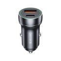 Jellico F4 38W Aluminum Dual Port Car Fast Adaptive Charger USB Jellico F4 38W Aluminum Dual Port Car Fast Adaptive Charger USB