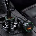 Jellico F4 38W Alumīnija Divu Portu Auto Ātrs Adaptīvs Lādētājs Jellico F4 38W Alumīnija Divu Portu Auto Ātrs Adaptīvs Lādētājs