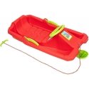 Enero PLASTIC SLEDGE WITH BRAKE AND HAND ADAŚ 84x43x25cm RED Enero PLASTIC SLEDGE WITH BRAKE AND HAND ADAŚ 84x43x25cm RED