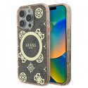 Case Guess GUHMP16XH4PYEEW iPhone 16 Pro Max 6.9" brown/brown hardcase IML Peony On 4G Background MagSafe Case Guess GUHMP16XH4PYEEW iPhone 16 Pro Max 6.9" brown/brown hardcase IML Peony On 4G Background MagSafe