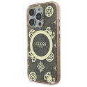 Case Guess GUHMP16XH4PYEEW iPhone 16 Pro Max 6.9" brown/brown hardcase IML Peony On 4G Background MagSafe Case Guess GUHMP16XH4PYEEW iPhone 16 Pro Max 6.9" brown/brown hardcase IML Peony On 4G Background MagSafe