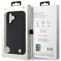 Case BMW BMHMP16S23RDDK iPhone 16 6.1" black/black hardcase Sign Leather Diamond Metal Logo MagSafe Case BMW BMHMP16S23RDDK iPhone 16 6.1" black/black hardcase Sign Leather Diamond Metal Logo MagSafe