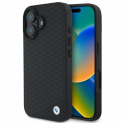 Case BMW BMHMP16S23RDDK iPhone 16 6.1" black/black hardcase Sign Leather Diamond Metal Logo MagSafe Case BMW BMHMP16S23RDDK iPhone 16 6.1" black/black hardcase Sign Leather Diamond Metal Logo MagSafe