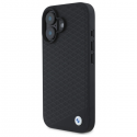 Case BMW BMHMP16S23RDDK iPhone 16 6.1" black/black hardcase Sign Leather Diamond Metal Logo MagSafe Case BMW BMHMP16S23RDDK iPhone 16 6.1" black/black hardcase Sign Leather Diamond Metal Logo MagSafe