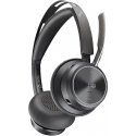 Poly Voyager Focus 2 Bluetooth headset with charging stand, Microsoft Teams certified Poly Voyager Focus 2 Bluetooth headset with charging stand, Microsoft Teams certified