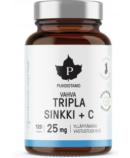 Pudhistamo Tripla Zinc 25mg, 120caps