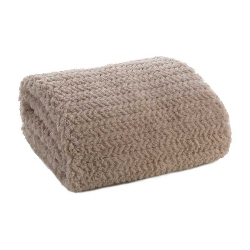 Eurofirany BLANKET/LARIS/BEIGE 130X170 BEIGE – 4