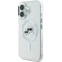 Karl Lagerfeld Case for iPhone 16 Plus 6.7" KLHMP16MHLSKCH White Hard IML Metal Karl&Choupette Head MagSafe Karl Lagerfeld Case for iPhone 16 Plus 6.7" KLHMP16MHLSKCH White Hard IML Metal Karl&Choupette Head MagSafe