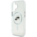 Karl Lagerfeld Case for iPhone 16 Plus 6.7" KLHMP16MHLSKCH White Hard IML Metal Karl&Choupette Head MagSafe Karl Lagerfeld Case for iPhone 16 Plus 6.7" KLHMP16MHLSKCH White Hard IML Metal Karl&Choupette Head MagSafe