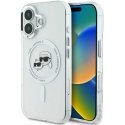Karl Lagerfeld Case for iPhone 16 Plus 6.7" KLHMP16MHLSKCH White Hard IML Metal Karl&Choupette Head MagSafe Karl Lagerfeld Case for iPhone 16 Plus 6.7" KLHMP16MHLSKCH White Hard IML Metal Karl&Choupette Head MagSafe