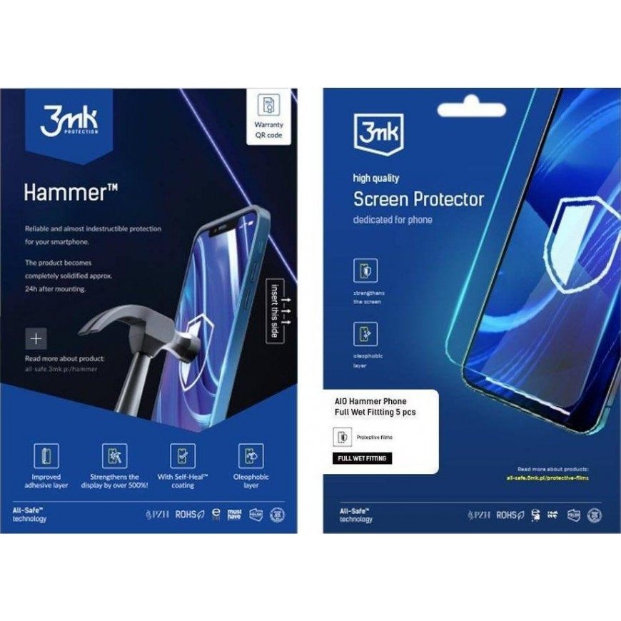 3MK 3MK AIO HAMMER PHONE 5part WET