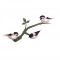 Beldizart Wizardi 3D Papercraft Kit Birds (Pink) PP-1PTC-2PB Beldizart Wizardi 3D Papercraft Kit Birds (Pink) PP-1PTC-2PB