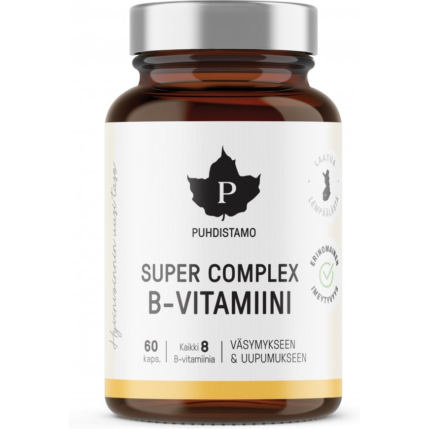 Puhdistamo Pudishtamo Super Complex Vitamin B