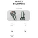Jellico F13 52.5W Металлический Двух портовая Авто Быстрая Адапт Jellico F13 52.5W Металлический Двух портовая Авто Быстрая Адапт