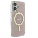 Dėklas Guess GUHMP16MH4STP iPhone 16 Plus 6.7" rožinis/pink hardcase IML 4G MagSafe Dėklas Guess GUHMP16MH4STP iPhone 16 Plus 6.7" rožinis/pink hardcase IML 4G MagSafe