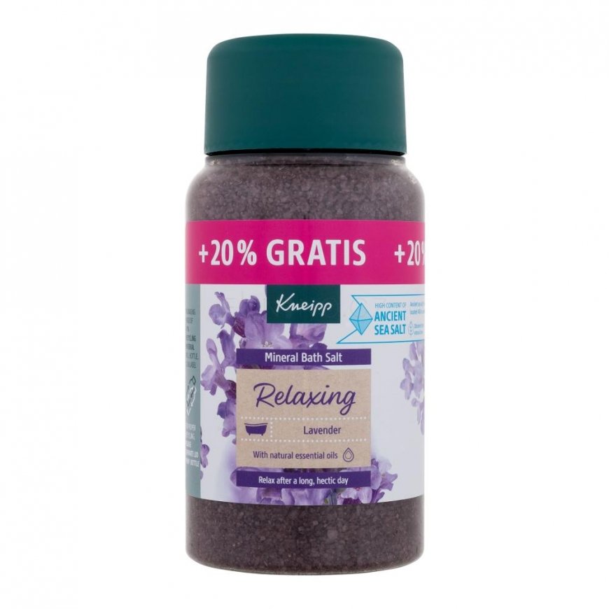 Kneipp Relaxing Mineral Bath Salt - Relaxační koupelová sölz s vůní lavendule – 2