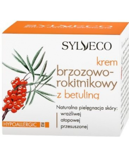 Sylveco birch and sea buckthorn cream with betulin - anti-aging face cream, 50ml