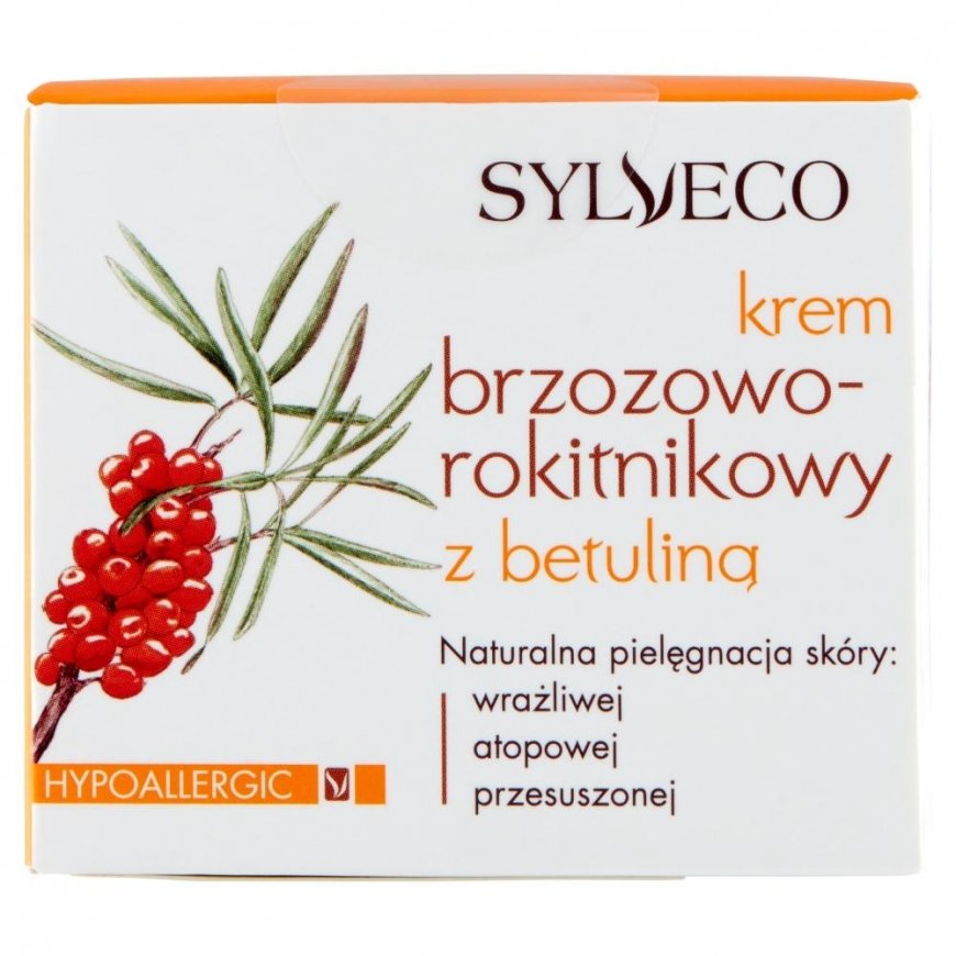 Sylveco beržo ir šaltalankio kremas su betulinu - senėjimą stabdantis veido kremas, 50ml – 3