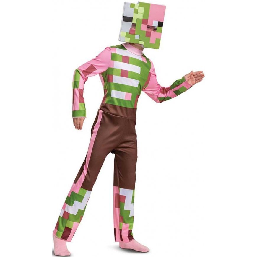 Almarina Minecraft strój karnawałowy dla chłopca Zombie Pigman costume przebranie 110-122 cm (4-6 lat) – 2