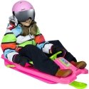 Enero PLASTIC SLEDGE WITH BRAKE AND VARANA ADAŚ 84x43x25cm PINK Enero PLASTIC SLEDGE WITH BRAKE AND VARANA ADAŚ 84x43x25cm PINK