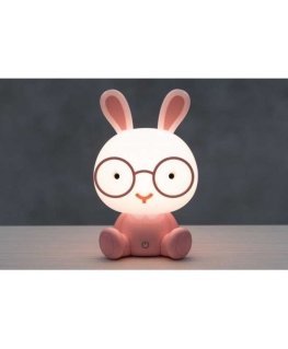 Dimmable Stalo lempa "Touch rabbit", rausva