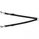 Leash - Trixie Premium couple, XS-S: 40-70 cm|10 mm, black. Leash - Trixie Premium couple, XS-S: 40-70 cm|10 mm, black.