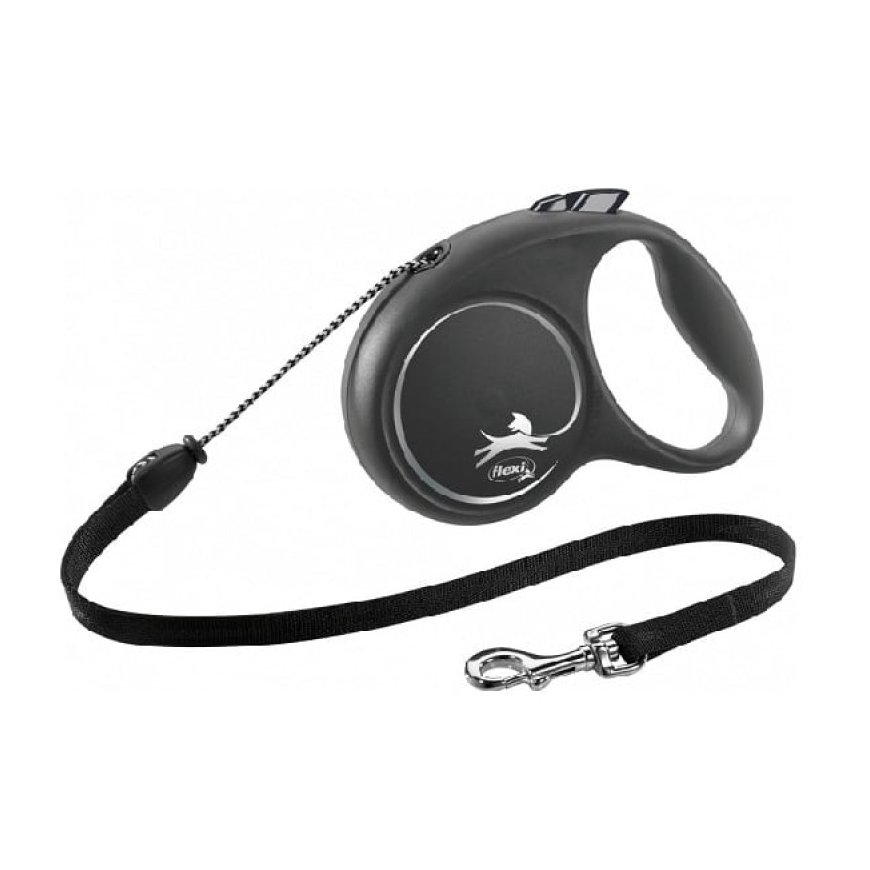 Leash - Trixie Premium couple, XS-S: 40-70 cm|10 mm, black. – 2
