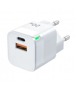 Jellico C40 Mini PD 20W QC 3.0 Nutikas Kohanduv Kiire Laadija 1x