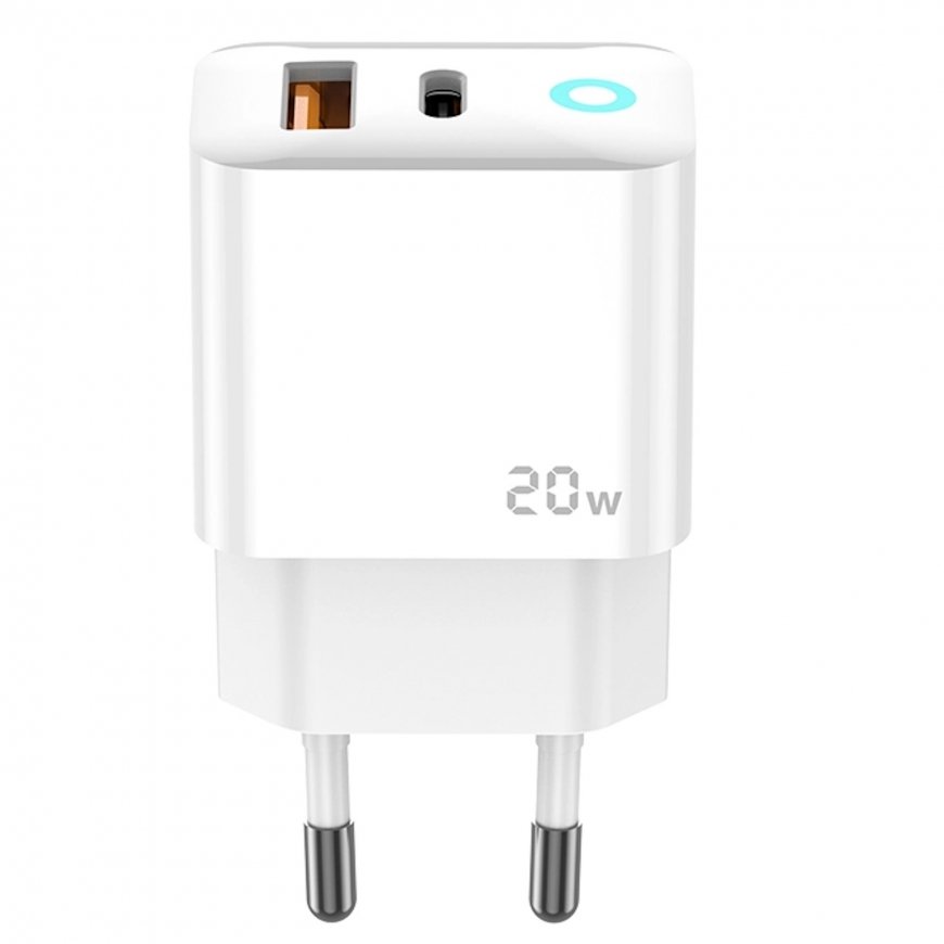 Jellico EU11 20W PD GaN Universal Fast Charger with USB-C (5-12V – 3
